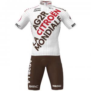 AG2R Citroen Team Pro Race 2021 Set (cycling jersey + cycling shorts) for men,