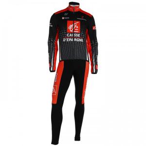 CAISSE D'EPARGNE Set (winter jacket + cycling tights) for men