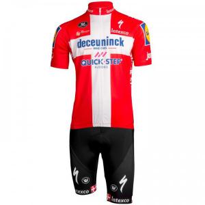 DECEUNINCK-QUICK STEP Danish Champion 2019 Set (cycling jersey + cycling shorts)