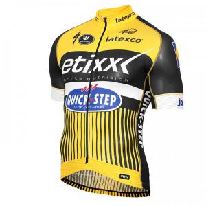 ETIXX-QUICK STEP PRR TDF Edition yellow 2016 Short Sleeve Jersey for men