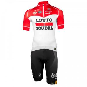 LOTTO SOUDAL PRR 2018 Set (cycling jersey + cycling shorts) for men