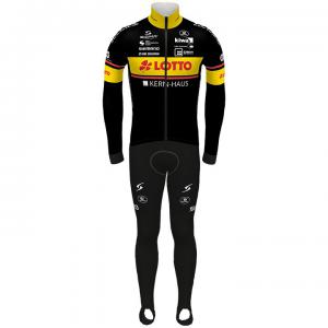 TEAM LOTTO KERNHAUS 2021 Set (winter jacket + cycling tights) for men