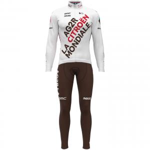 AG2R Citroen Team 2022 Set (winter jacket + cycling tights) Set (2 pieces)