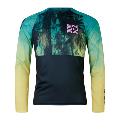 Endura Tropical Print LTD Long Sleeve Mens Mountain Bike Jersey