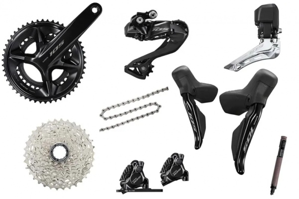 Shimano 105 Di2 R7100 Disc Groupset