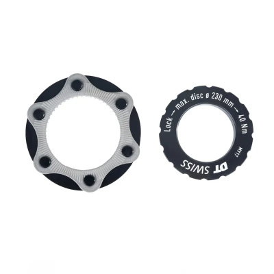 DT Swiss Centre-Lock to 6-Bolt Fitting Adapter for MTB and 15mm Axles
