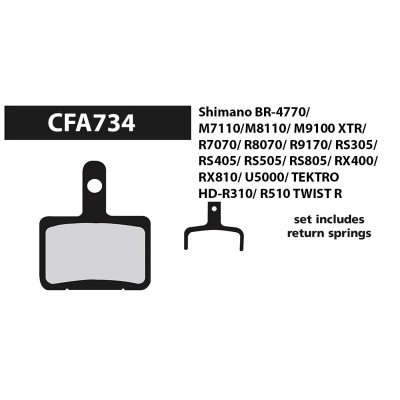 EBC Shimano Ultegra BR-4770-F/Dura-Ace FA734 Post 2018 Brake Pads