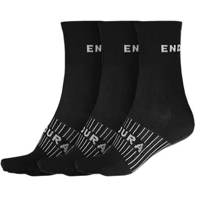 Endura Coolmax Race Cycling Socks Triple Pack