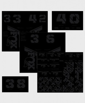Fox Fork and Shock AM Custom Decal Kit 2021