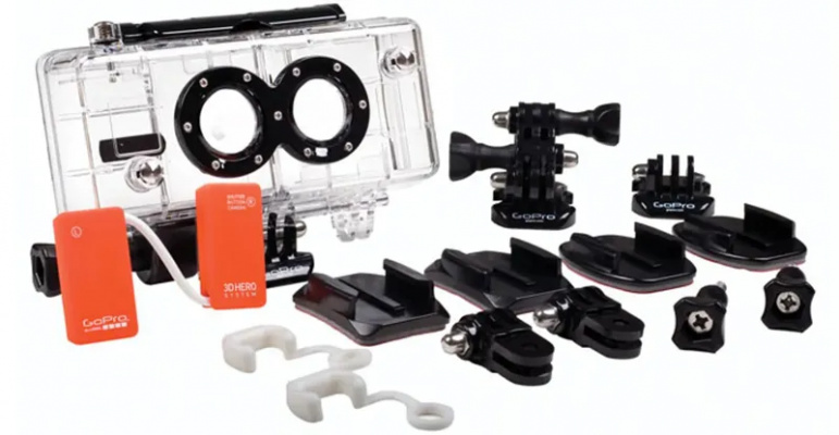 GoPro 3D HERO Helmet/Action Camcorder System GP2001