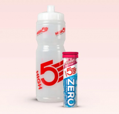 High5 Drinks Bottle 750ml with 10x Zero Hydration Tabs