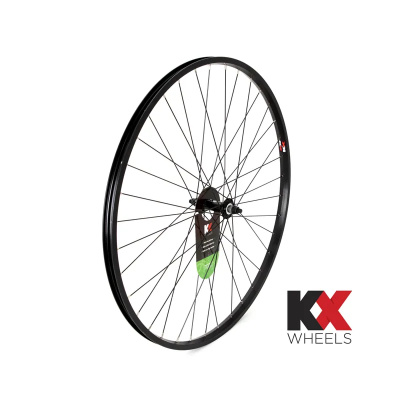 KX Hybrid 700c Singlewall Solid Axle Front Rim Brake Wheel