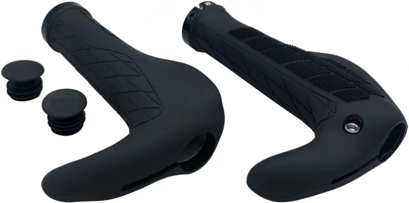 M-Part Ergo Comfort Handlebar Grips with Barend 140mm