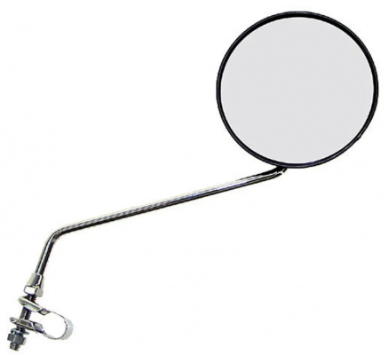 M-Wave Active Round Bicycle Mirror with Non-Glare Glass