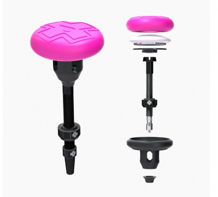 Muc-Off Stealth Tubeless Tag Holder and 44mm Valve Kit