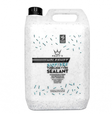 Peatys Holeshot BioFibre Tubeless Tyre Sealant 5L