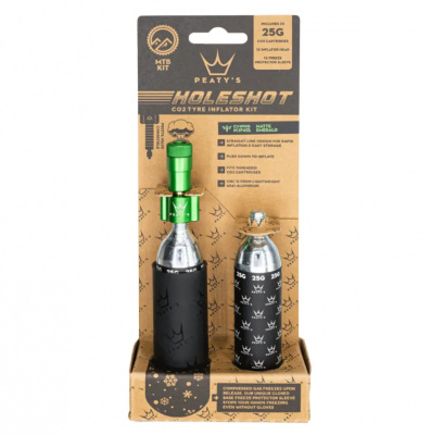 Peatys Holeshot CO2 Mountain Bike Tyre Inflator 25g