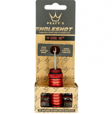 Peatys Holeshot Tubeless Tyre Puncture Plugger Kit