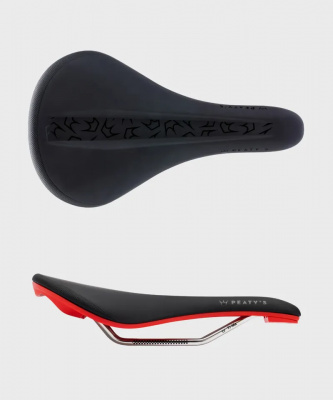 Peatys Monarch Ti-MX Rail/Nylon Base Saddle