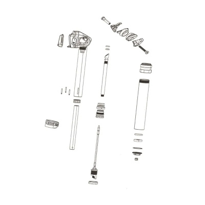 RockShox Seatpost Service Hydraulic Hose 2000mm Kit Reverb Connectamajig