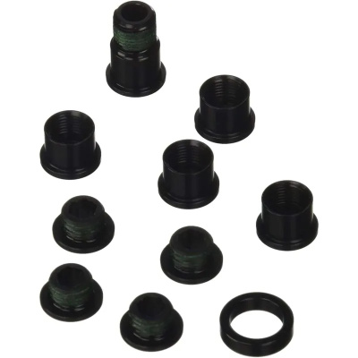SRAM Crank Chainring Bolt Kit Red Hidden Bolt 5/Arm Aluminium
