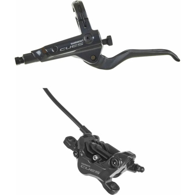 Shimano Cues BR-U8020/BL-U8000 Bled Brake Lever/Post Mount 4 Pot Calliper