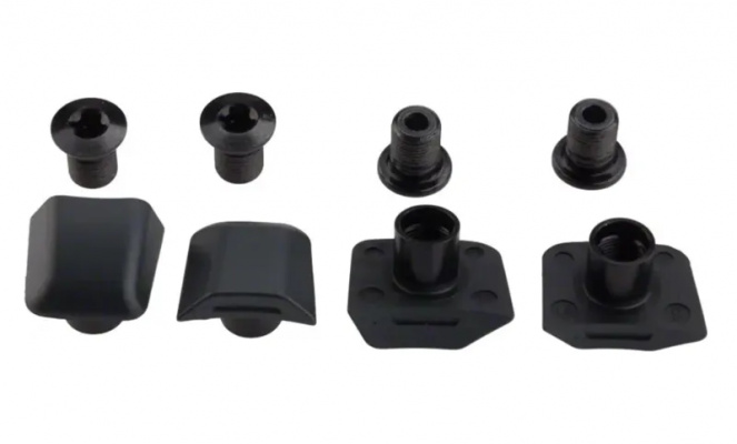 Shimano FC-6800 46-36T Gear Fixing Bolt and Nut M8 x 10.1mm and Nut