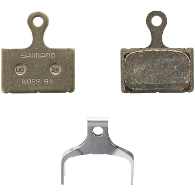 Shimano K05S-RX Disc Pads and Spring Steel Back Resin
