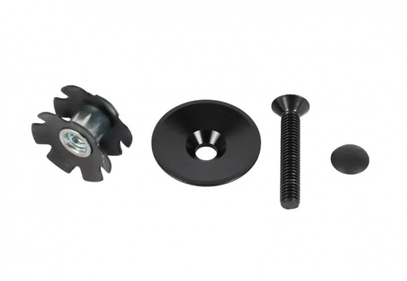 Specialized S182500007 Top Cap for 1-1/8 inch Steer Alloy Black