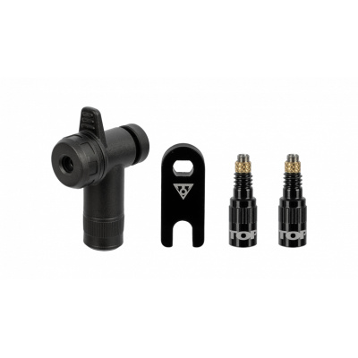 Topeak Turboflow Valve Combo Tubeless Valve with Rapidhead