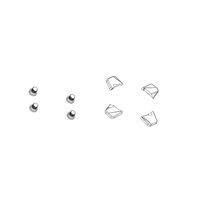 Truvativ Spare Crank Chainring Bolt Kit 4-Arm Single with Aluminium Guard