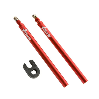 Vittoria Valve Extension 60mm Blister 2 Pcs In Alu and Spanner