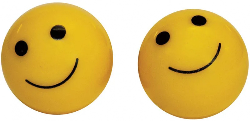 Weldtite Smiley Tyre Valve Caps