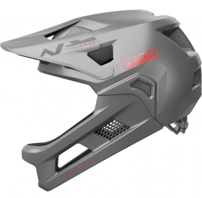 Abus YouDrop Full Face Helmet Ti Silver