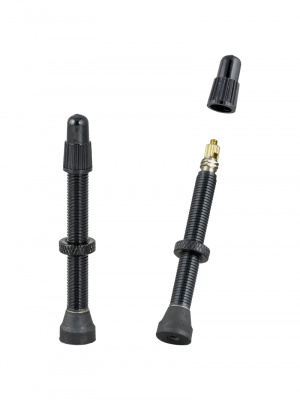 Bontrager Valve Tubeless 50mm Pair Black black valve length