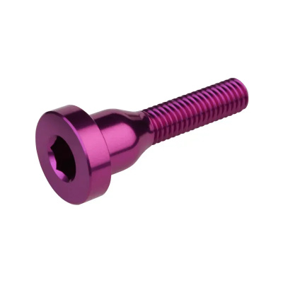 Burgtec Top Cap Bolt 1 1/8 in Purple Rain