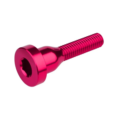 Burgtec Top Cap Bolt 1 1/8 in Toxic Barbie Pink