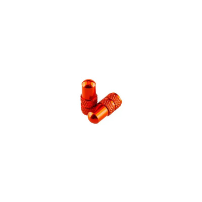 Deity Presta Valve Caps in Orange