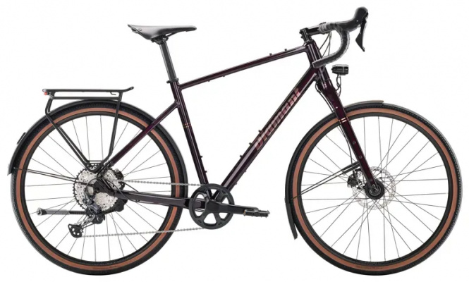 Diamant Nhoma Gravel Bike Fully Equipped Deep Red
