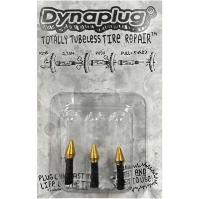 Dynaplug Softnose Plug 3-pack in Black/Gold