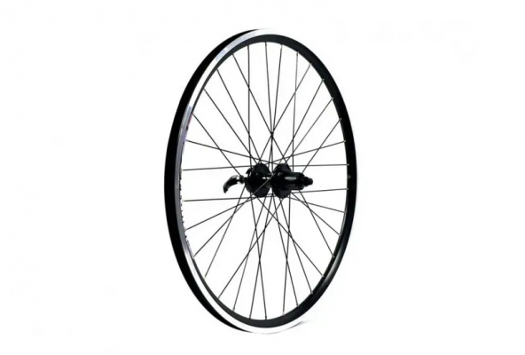 ETC 26x1.75-inch MTB Alloy Double Wall Rear Wheel in Black Disc 6 Bolt