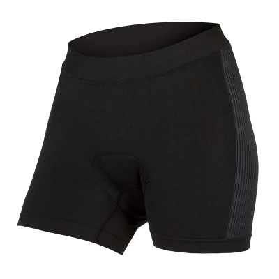 Endura Engineered Padded Womens Boxer Shorts in Black