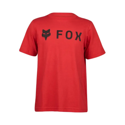 Fox Absolute Short Sleeve Youth T-Shirt in Flame Red
