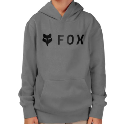 Fox Absolute Youth Pullover Hoodie in Heather Graphite