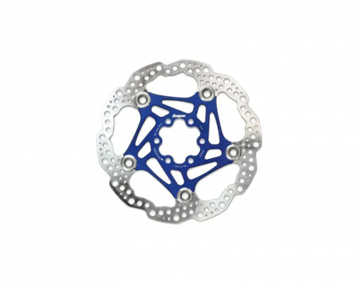 Hope Floating Disc Brake 160mm 6-Bolt Rotor in Blue