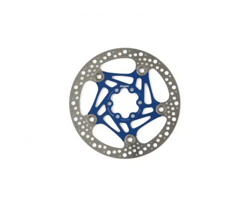 Hope Road 160mm 6 Bolt Floating Disc Brake in Blue