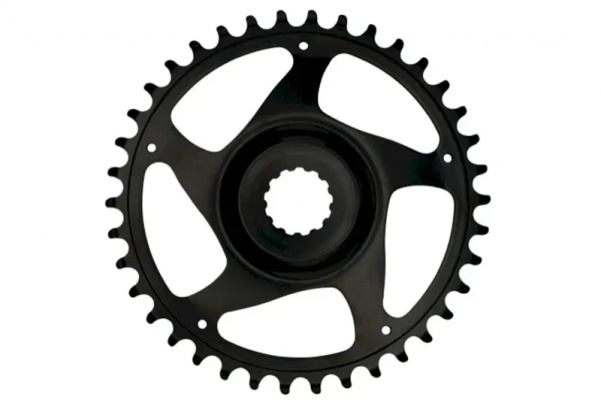 KMC 38t Direct Mount 3mm Offset Chain Ring in Black