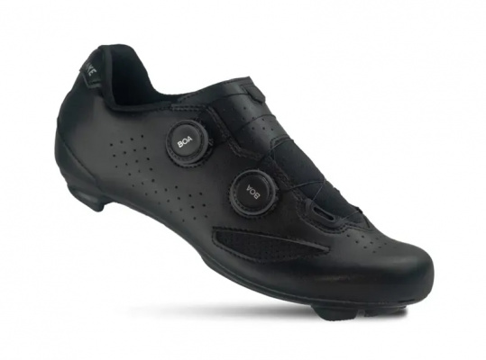 Lake CX190-X Wide Cycling Shoes in Black/Silver