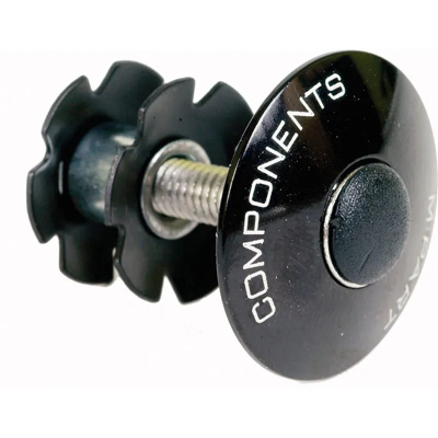 M Part Alloy 1-1/8in Star Nut Set on Black