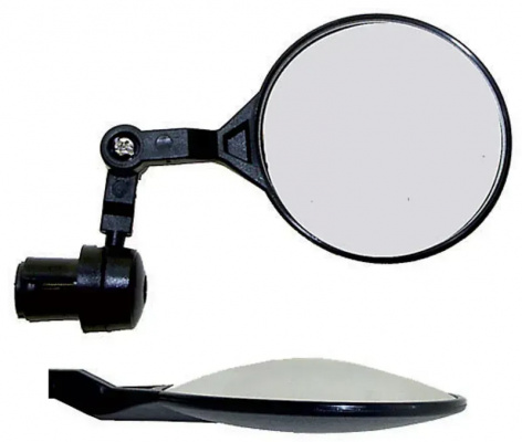 M-Wave Spy Maxi 3-D Adjustable Mirror in Black